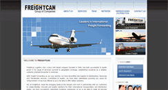 Desktop Screenshot of freightcanlogistics.com